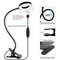 Desk Clip on Lamp for Reading Home Office, 10 Dimmable Brightness 3 Modes, Ring/ Clamp Light for Bed Headboard, Craft, Computer, Video Call